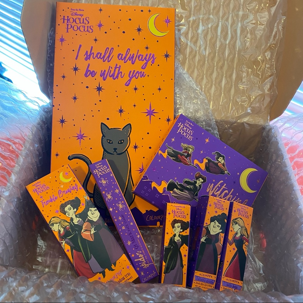Colourpop Disney Hocus pocus sanderson sisters makeup set